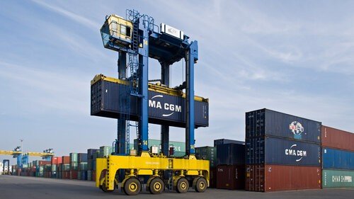 Elektrische Antriebslösung für den Containertransport