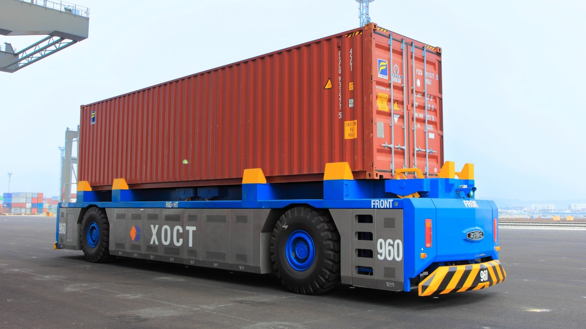 Elektrische Antriebslösung für den Containertransport